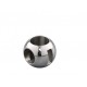 stainless hollow  three way stainless steel DN20-300 valve ball