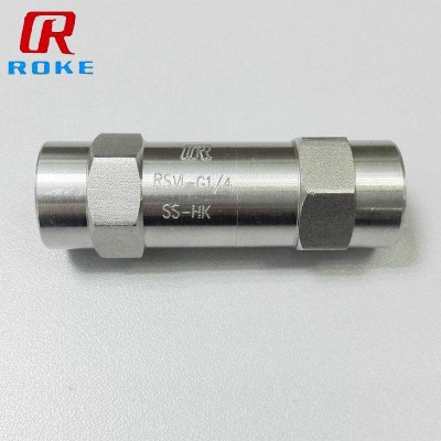 1/8"-1" NPT female thread stainless steel high pressure spring check valve