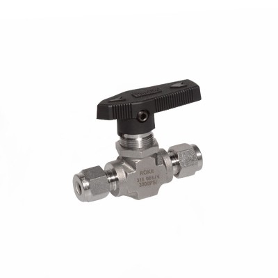 Stainless Steel 3000psi One Piece Instrumentation Ball Valve for Tube