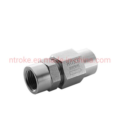 Stainless Steel NPT/BSPT/BSPP Female Thread Check Valve Hydraulic Non-Return Valve